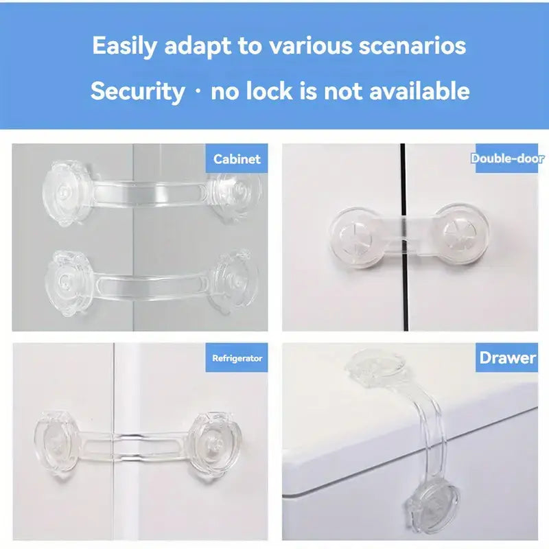 Caravan Strap Latches – 2-Pack for Fridge, Cupboard & Shower Doors