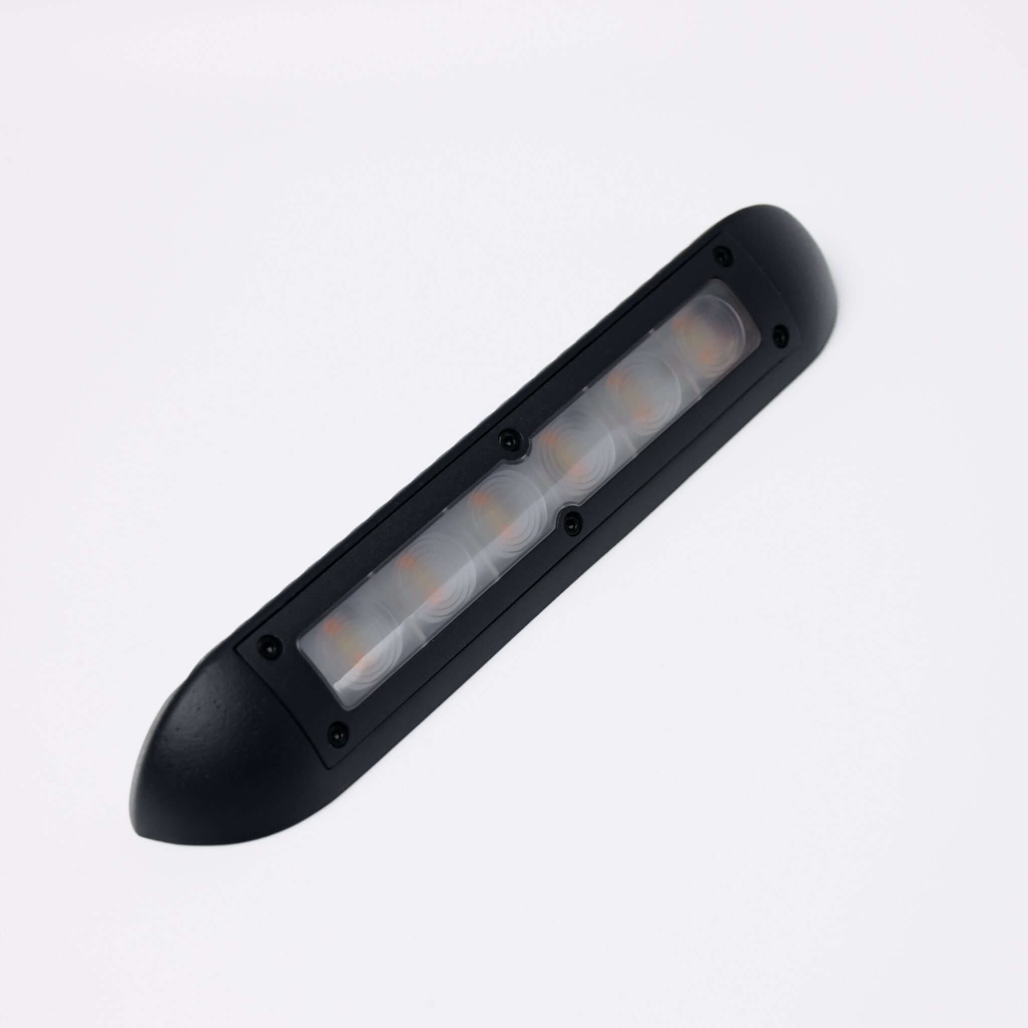 250mm Dual LED Bug-Free Awning Light - White & Amber - RV Essentials Australia