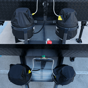 Caravan gas bottle covers