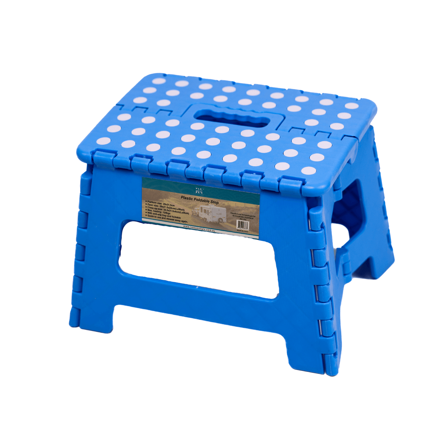 Plastic Folding Step Stool - Caravan Folding Steps