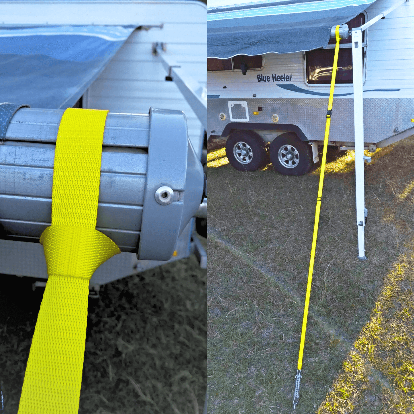 Caravan Awning Storm Tie Down Strap Kit