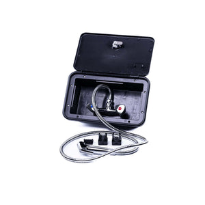 Caravan External Shower Unit - Hot & Cold Mixer Taps - RV Essentials Australia