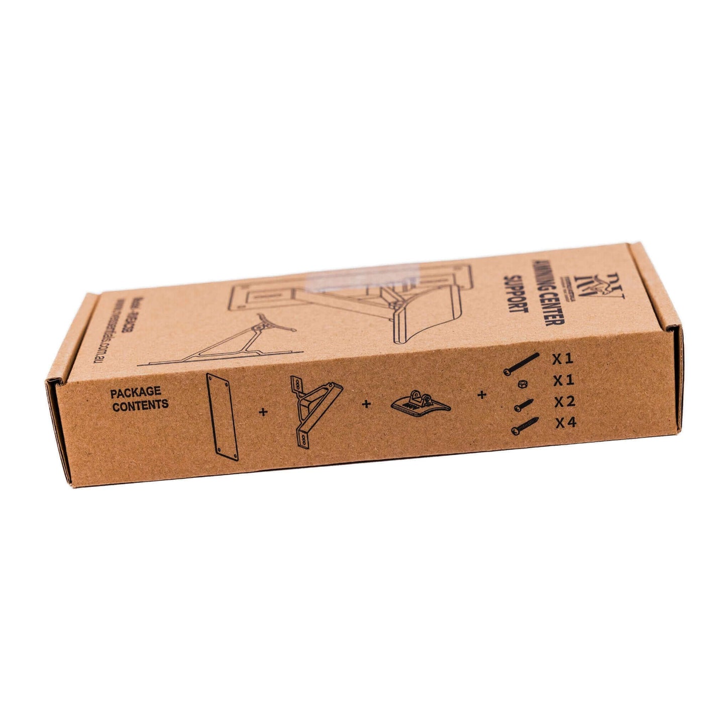 RV Essentials Black Awning Support Cradle - Enhance Awning Stability - RV Essentials Australia