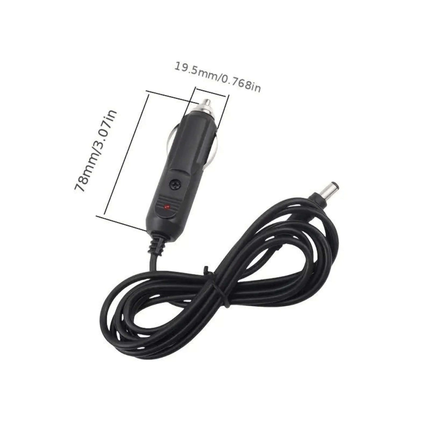 12V Cigarette Lighter Plug to 2.1mm DC Plug - RV Essentials Australia