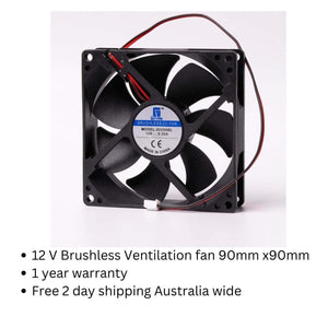 90MM Brushless DC Cooling & Ventilation Fan for RV Fridges - RV Essentials Australia