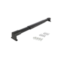 Adjustable caravan screen door cross bar handle in black with mounting screws