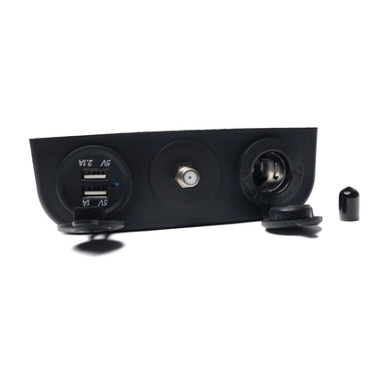 12V USB Socket Surface Mount TV Antenna + 12V + USB