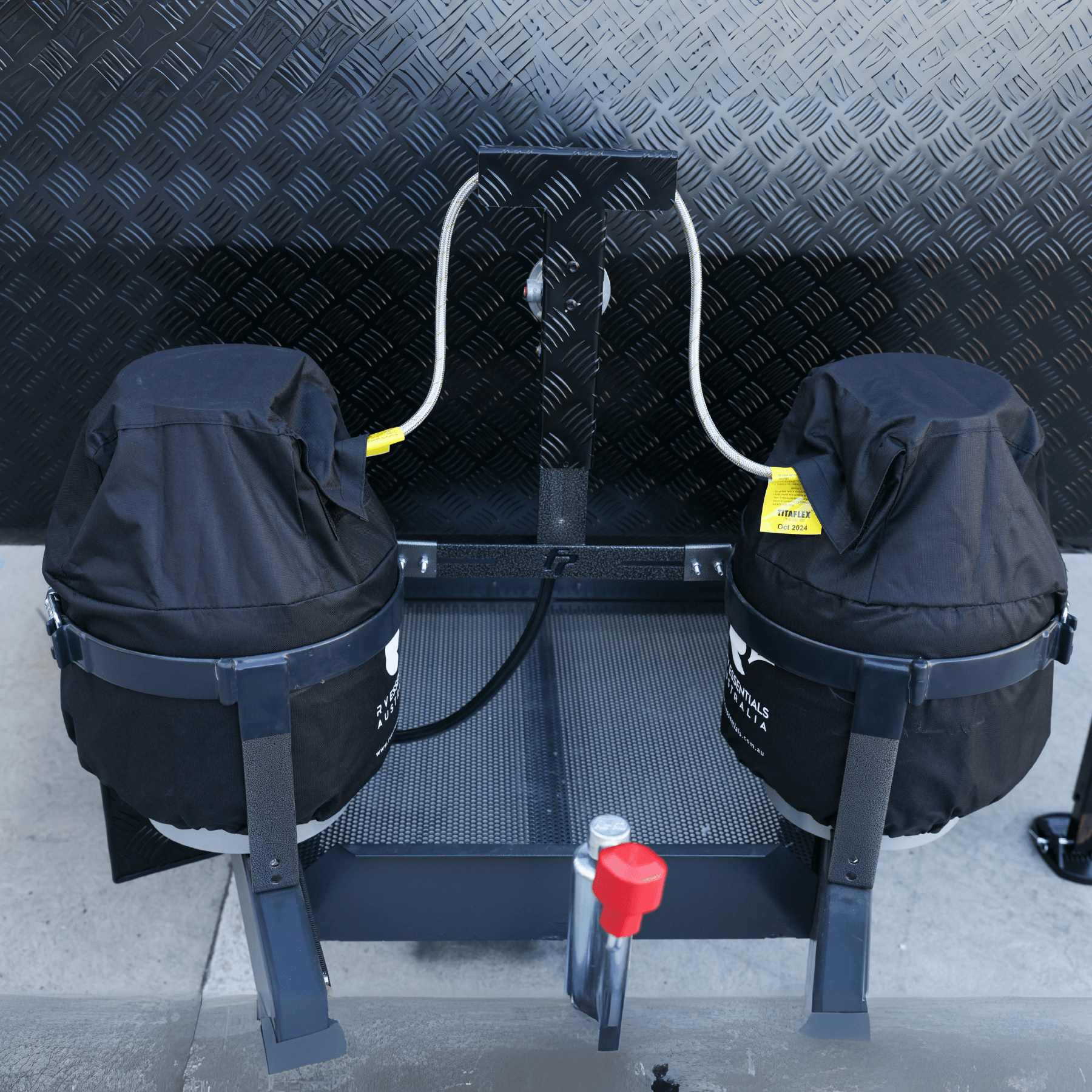 Caravan gas bottle covers