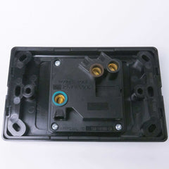 Black Double Pole Power Point - 10A - RV Essentials Australia