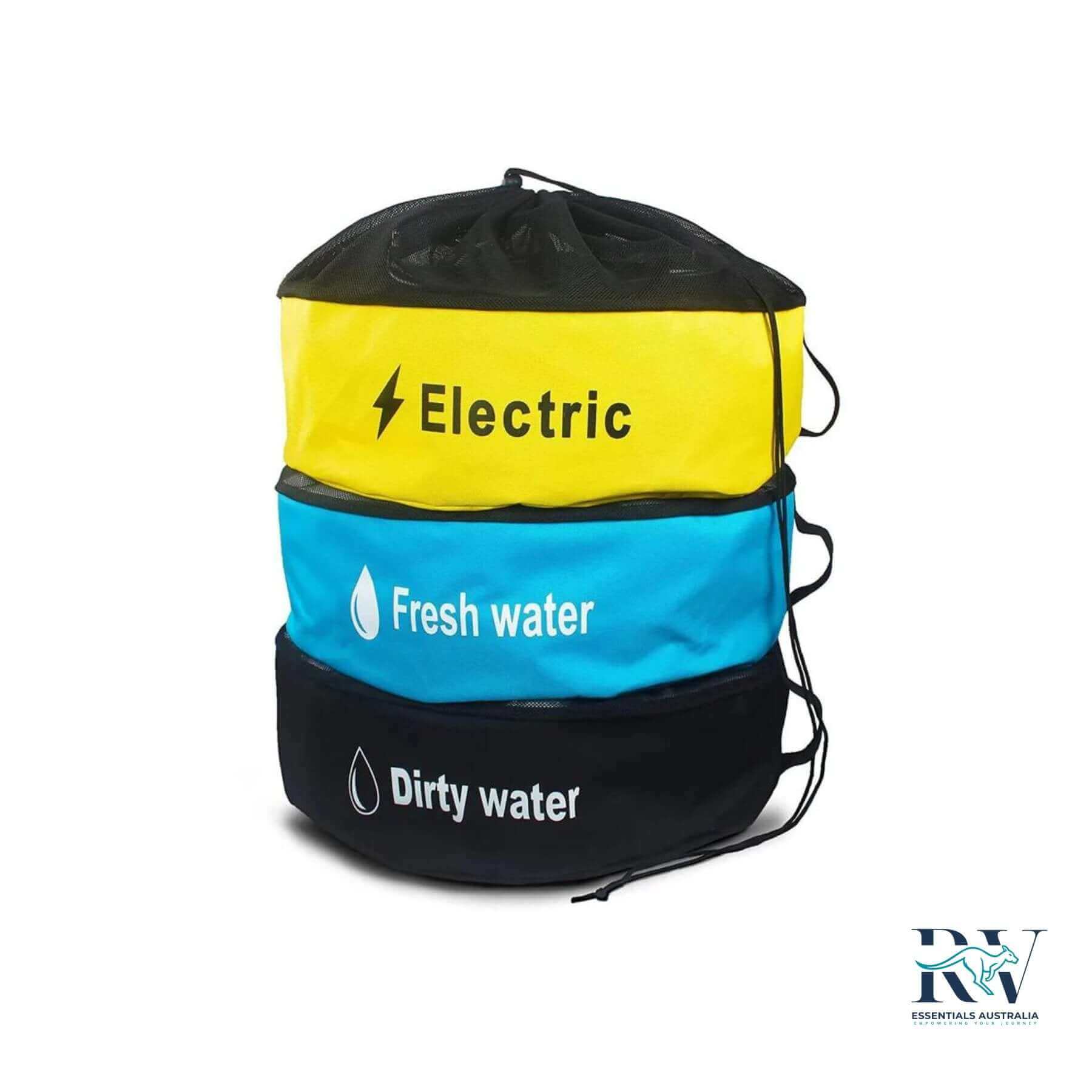 Caravan Hose Bag 3 Set – Optimal Storage for Your Adventures - RV Essentials Australia