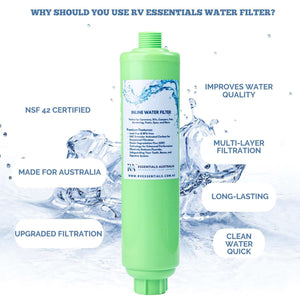 Caravan RV Inline Water Filter 2 Pack - RV Essentials Australia