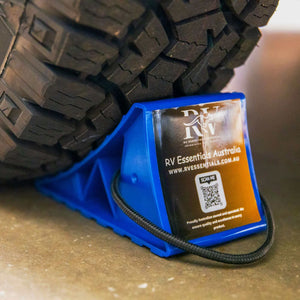 Caravan & RV Wheel Chocks (Pair) - RV Essentials Australia