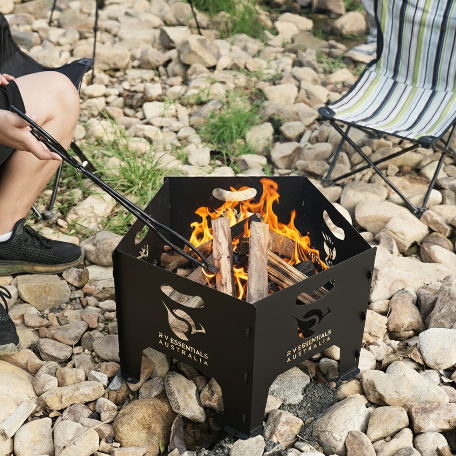 caravan fire pit