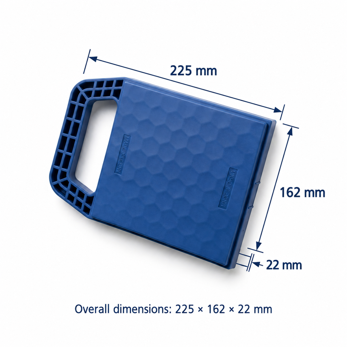 caravan stabiliser pads dimentions