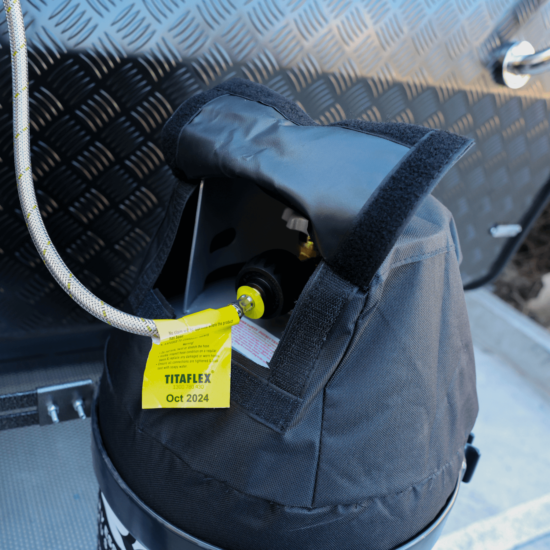 Caravan gas bottle covers