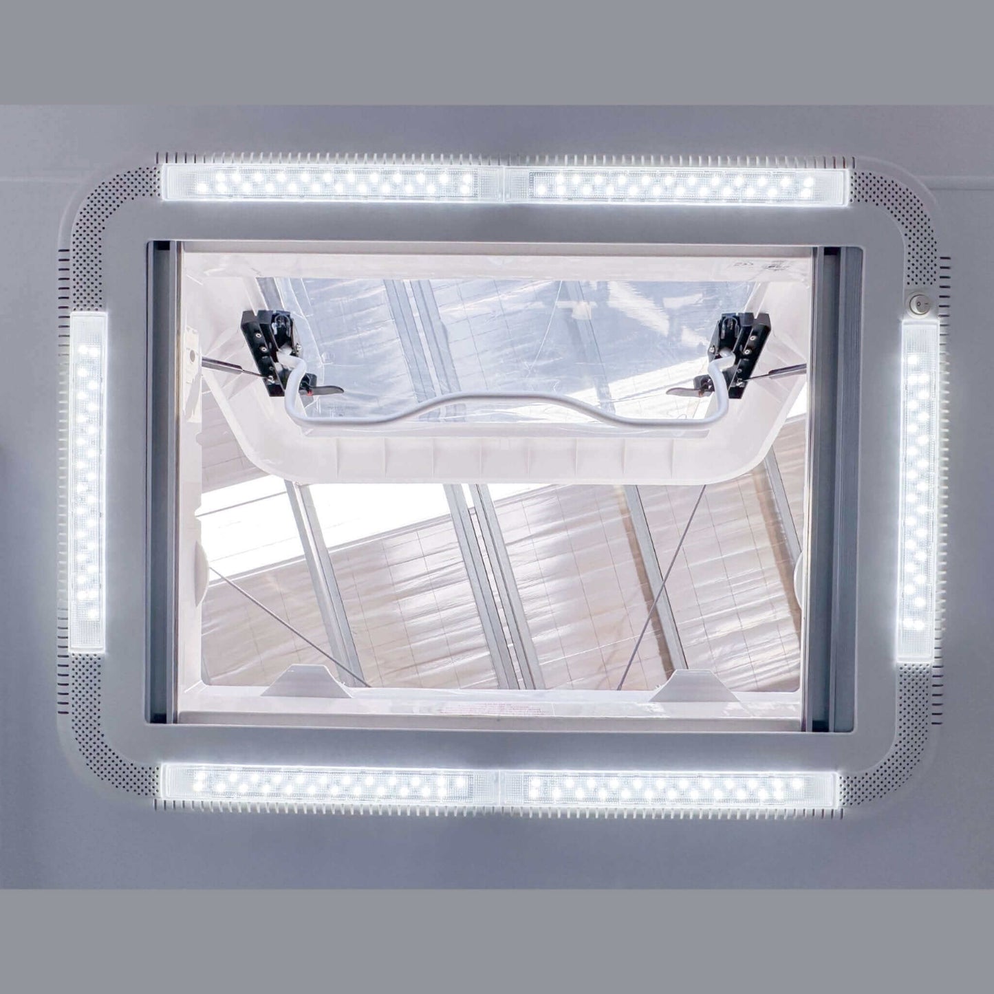 Ranger Skylight LED 700x500 - Ultimate Caravan Roof Hatch - RV Essentials Australia