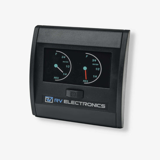 RV Electronics LCD Double Water Tank Gauge Level Indicator - RV Essentials Australia