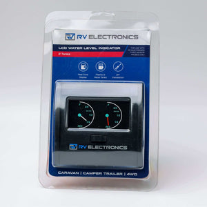 RV Electronics LCD Double Water Tank Gauge Level Indicator - RV Essentials Australia