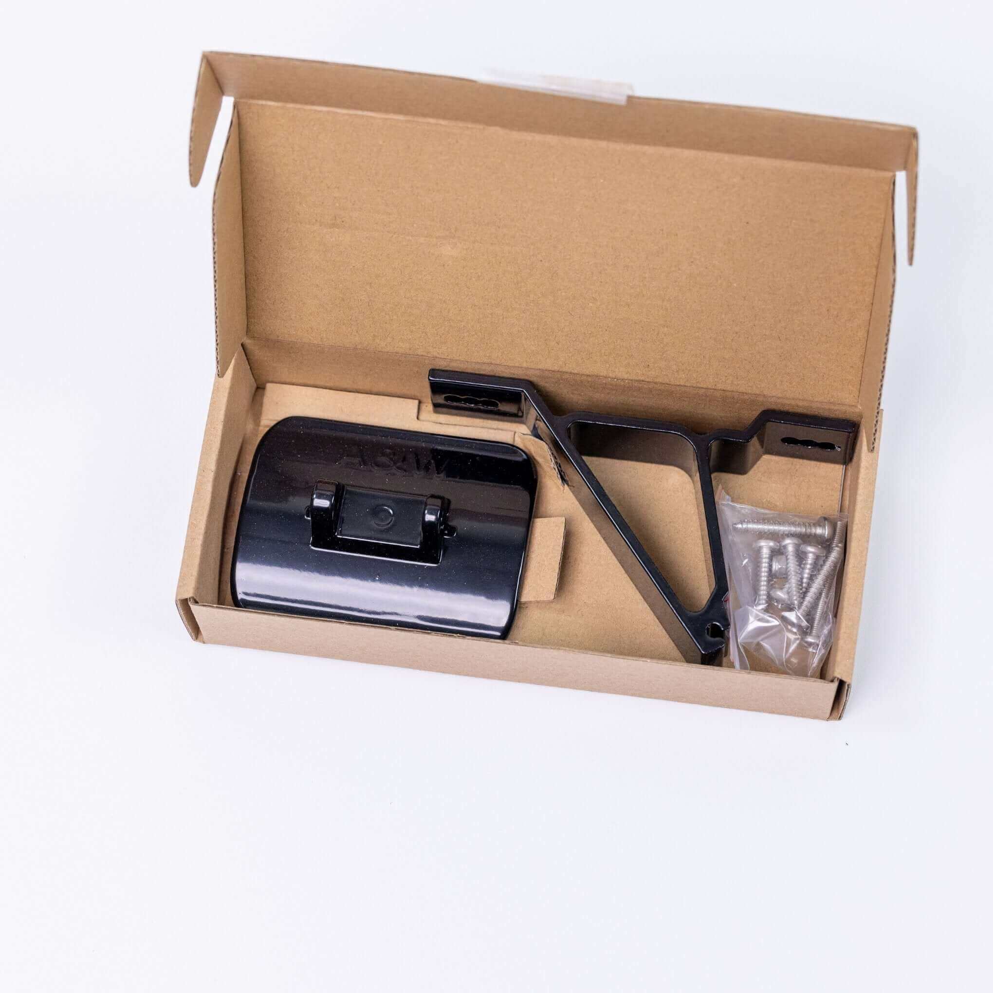 RV Essentials Black Awning Support Cradle - Enhance Awning Stability - RV Essentials Australia