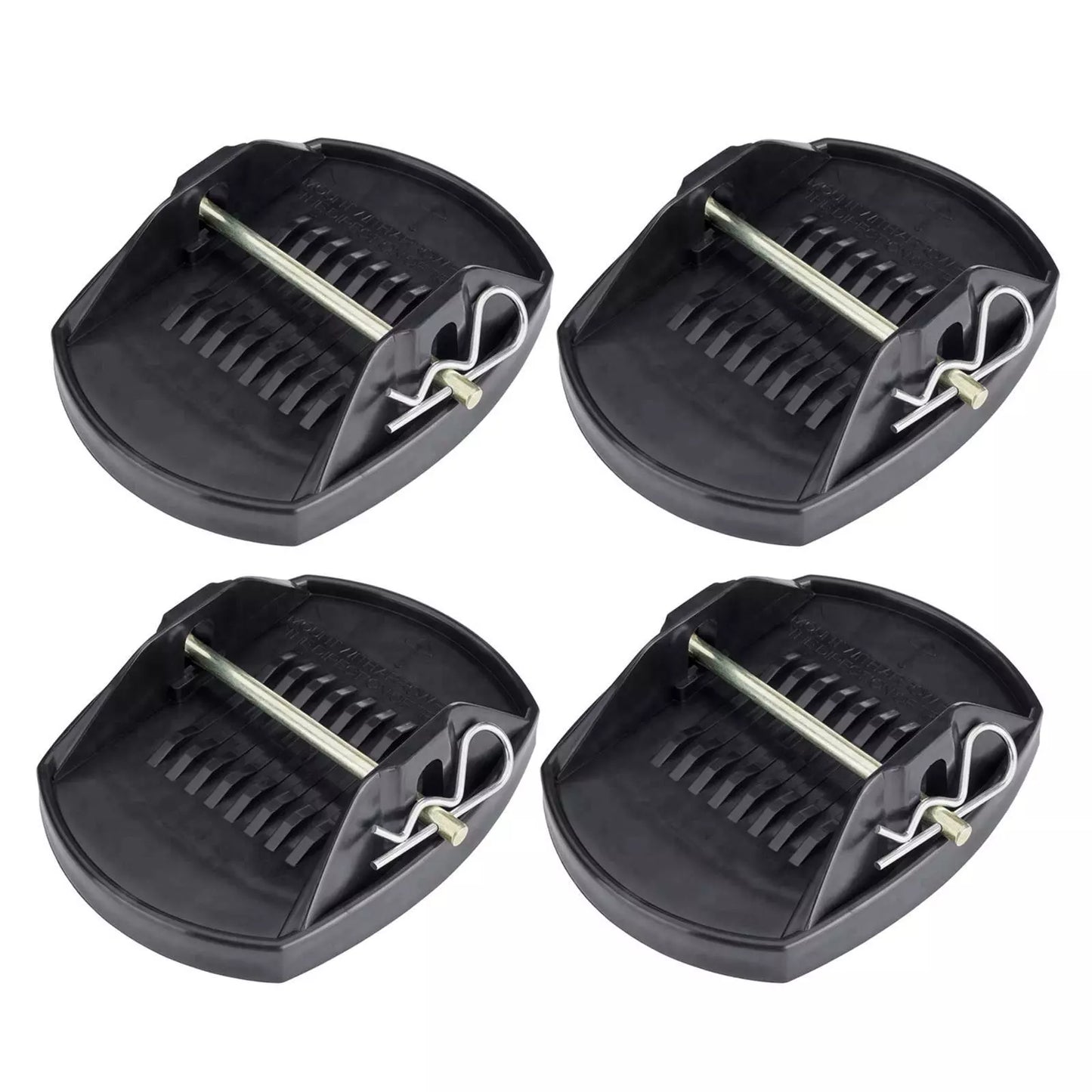 Caravan Jack Pads Corner Steadies – 4 Pack