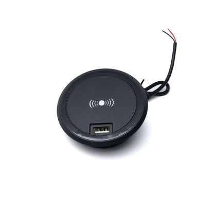 Wireless Desk Charger for Caravans - 12V USB Power - RV Essentials Australia